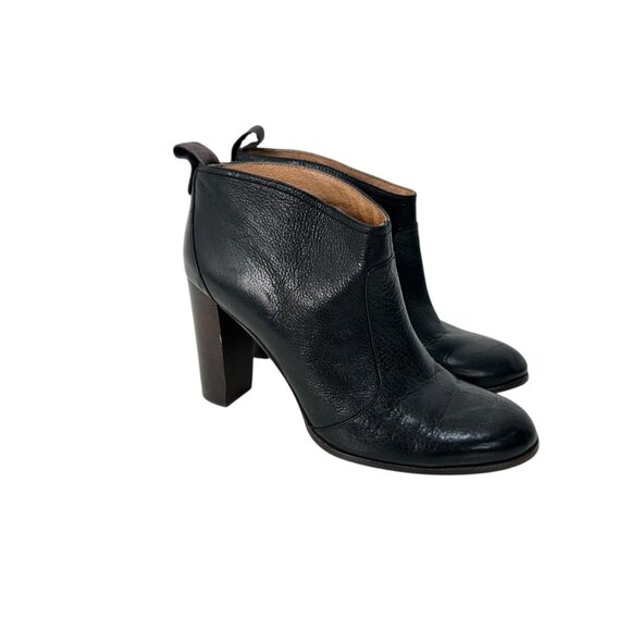 Louise Et Cie Womens SZ 8.5M High Heeled Black Leather Ankle Booties - Picture 15 of 16